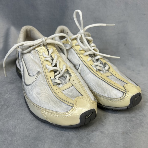 Nike Shoes - Nike Reax Revolution Running Shoes Womens Size 7.5 333767-111 White Gray Sneaker